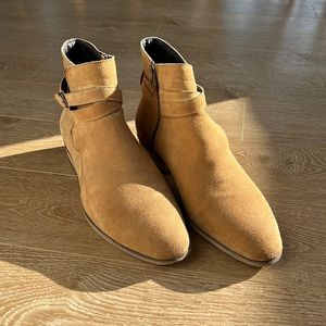 The Rail | Seneca Zip Boot | Tan Suede | M 10-10.5 US